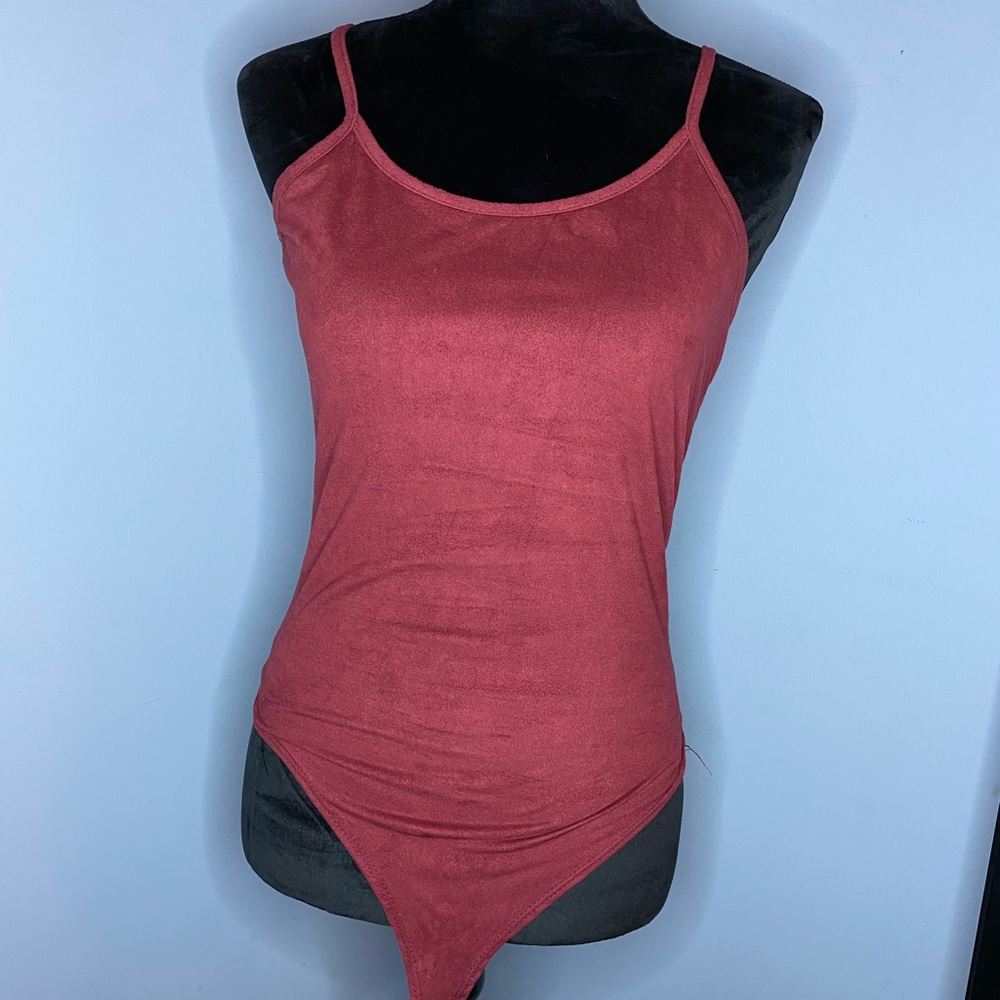 Suede Bodysuit